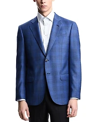 Emporio Armani Regular Fit Plaid Blazer