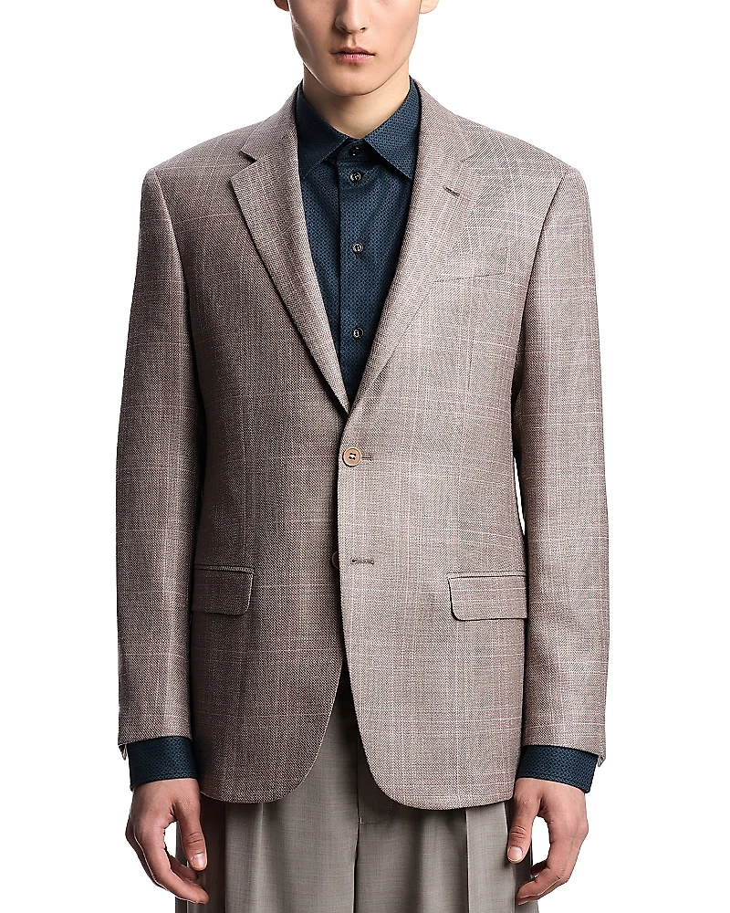 Emporio Armani Regular Fit Notch Lapel Blazer
