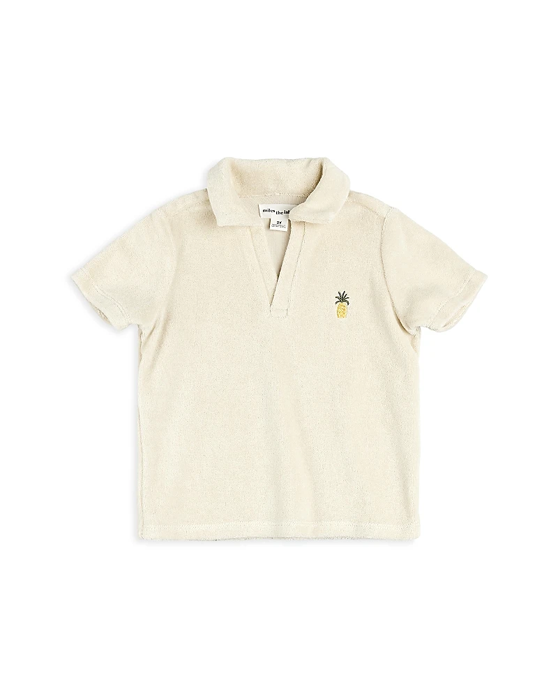 Miles The Label Boys' Birch Terry Polo - Little Kid