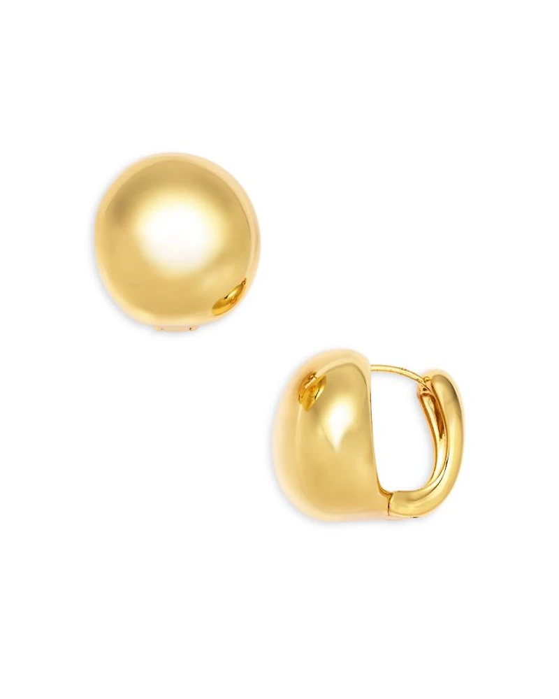 Gold Domed Earrings