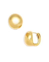 Gold Domed Earrings