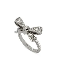 Pavé Eagle Head Bow Statement Ring