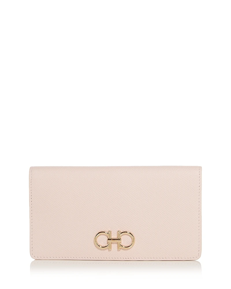 Ferragamo Gancini Leather Wallet