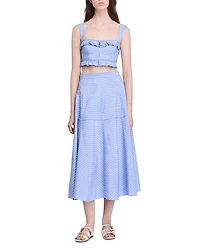 Long Striped Skirt