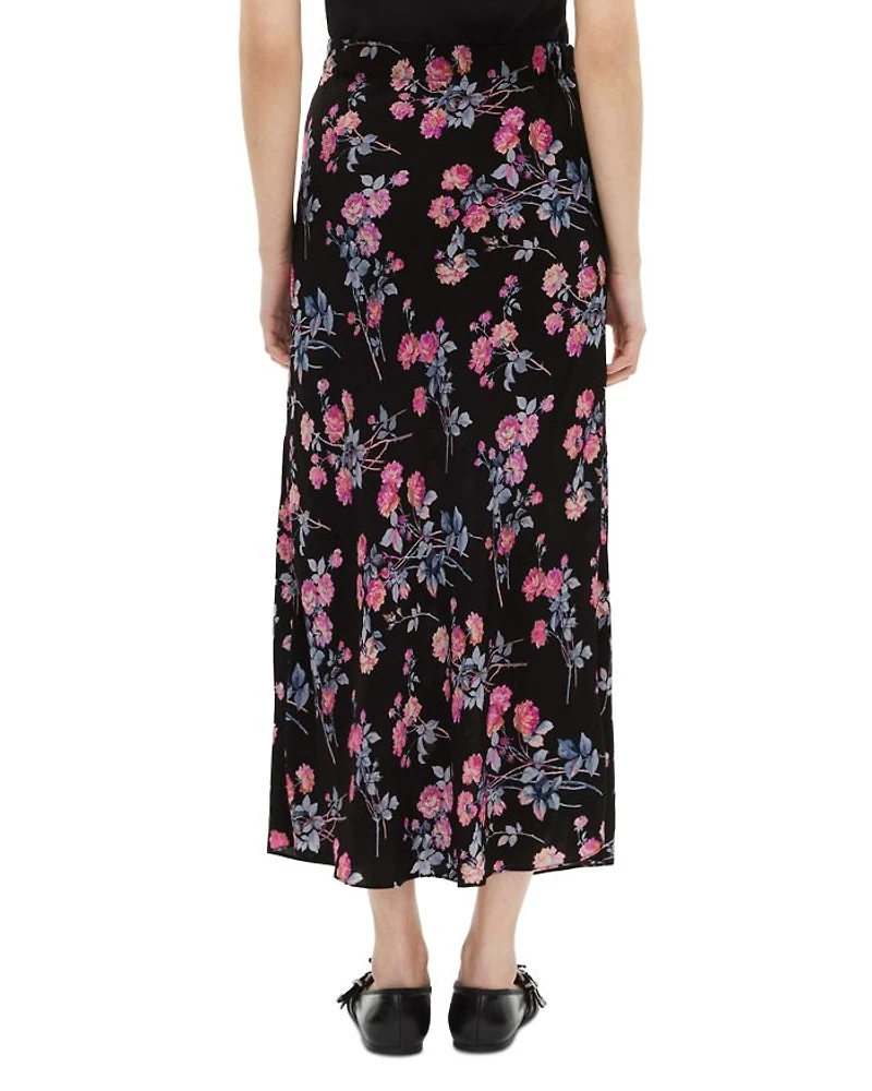 Floral Print Maxi Skirt