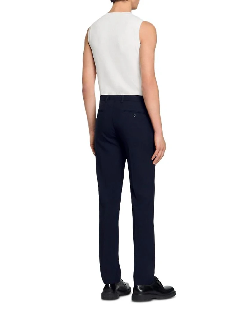 Classic Wool Suit Trousers