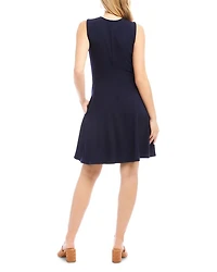 Sleeveless Fit & Flare Dress