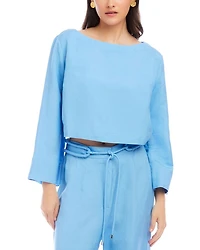 Junie Flared Long Sleeve Top