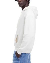 French Rib Knit Regular Fit Hoodie