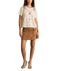 Iyla Floral Cut Out Top
