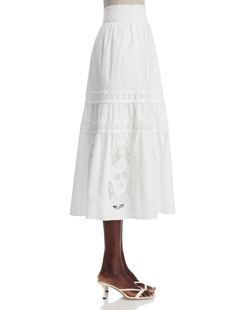 Embroidered Maxi Skirt