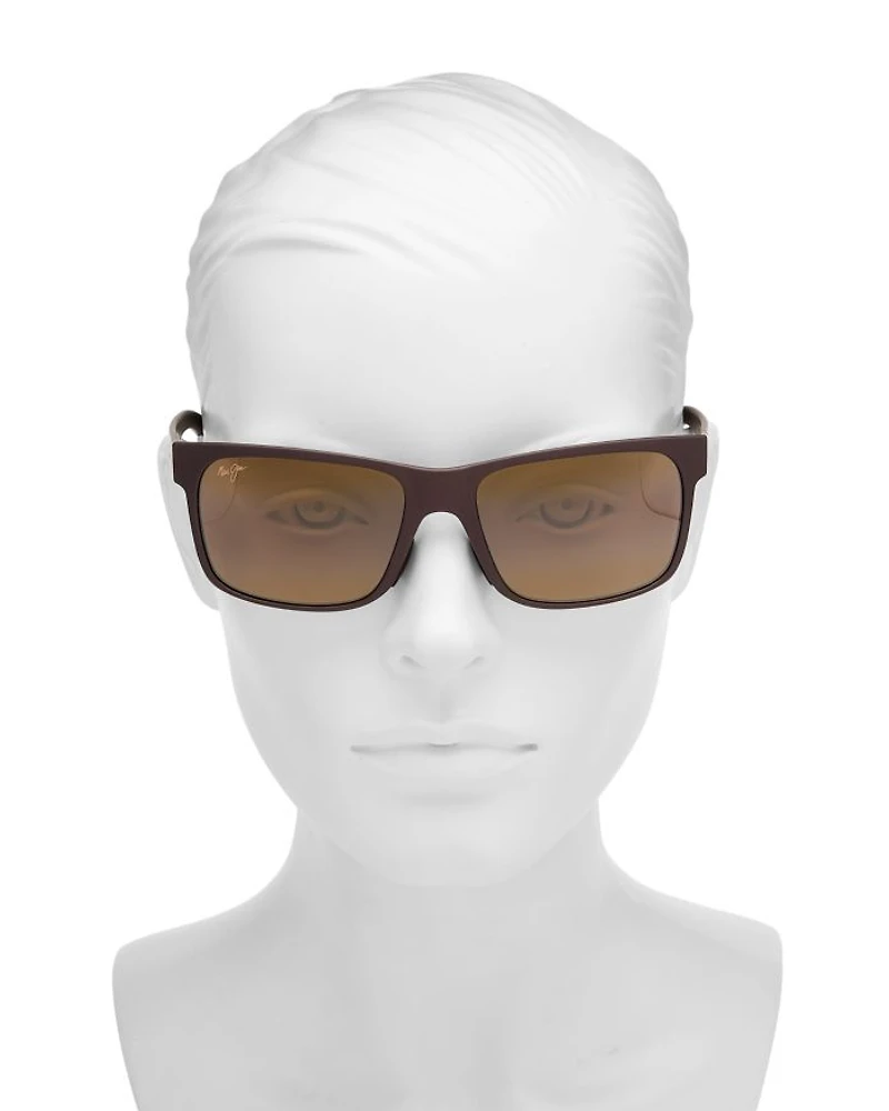 Hoopili Square Sunglasses, 58mm