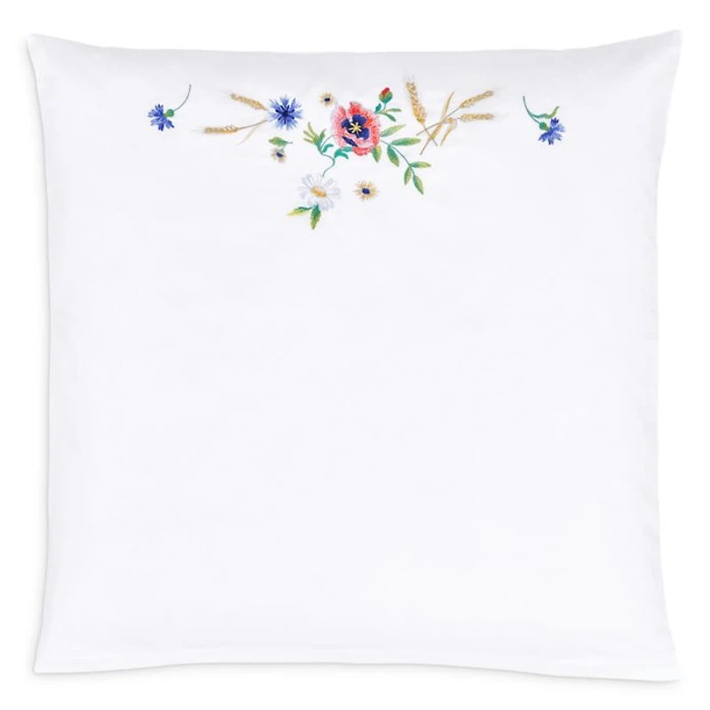 Summerfield Embroidered Sateen Euro Sham