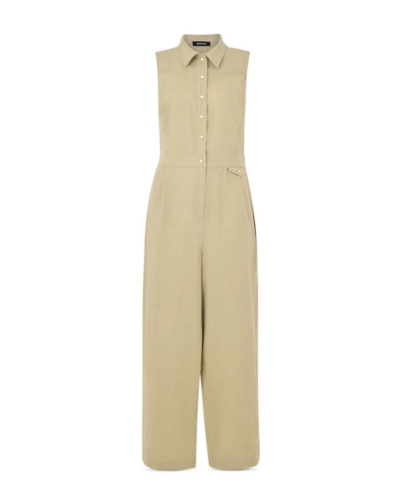 Ellis Western Linen Jumpsuit