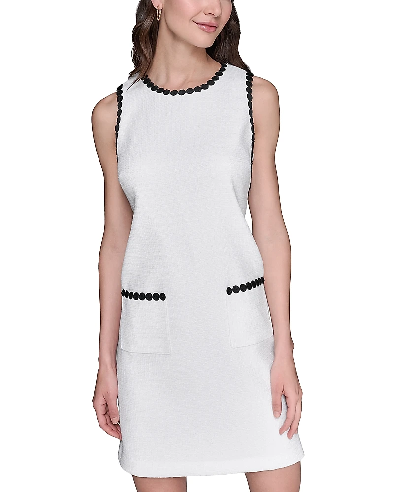 Karl Lagerfeld Paris Summer Tweed Shift Dress