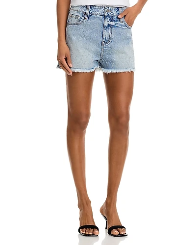 Aqua Embellished Denim Shorts - Exclusive