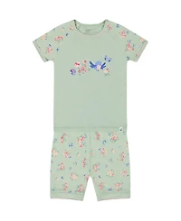 Deux par Girls' Organic Cotton Two-Piece Short Pajama Set - Big Kid