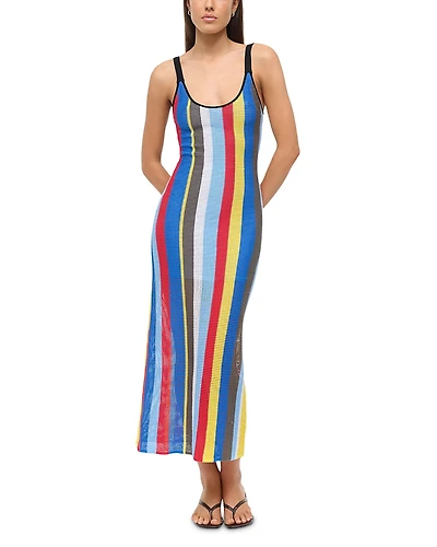 Staud Jessica Crochet Maxi Cover-Up Dress