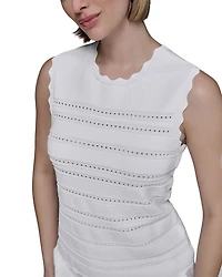 Scallop Edge Tank Top