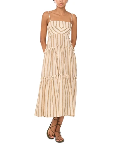 Square Neck Tiered Dress