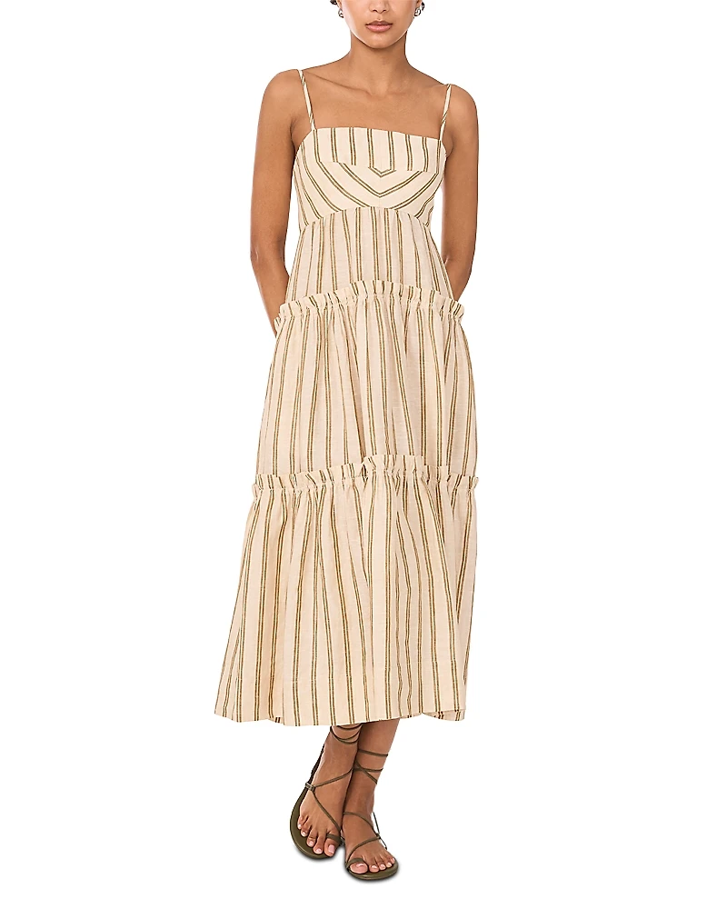 1.state Square Neck Tiered Dress