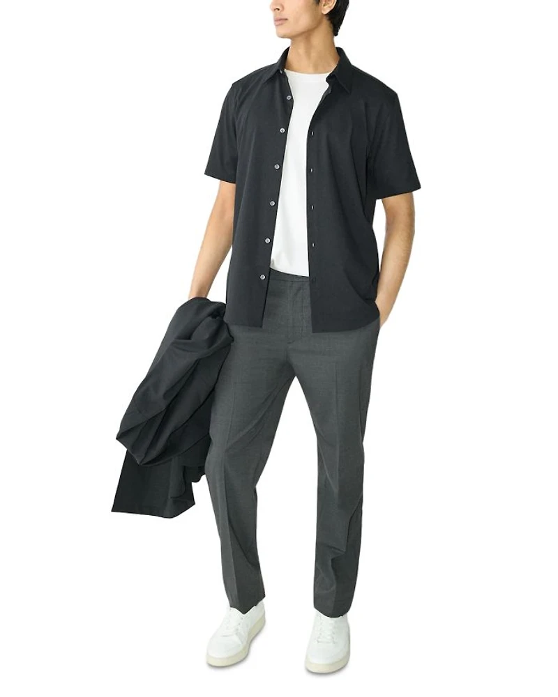 Irving Short-Sleeve Shirt Structure Knit