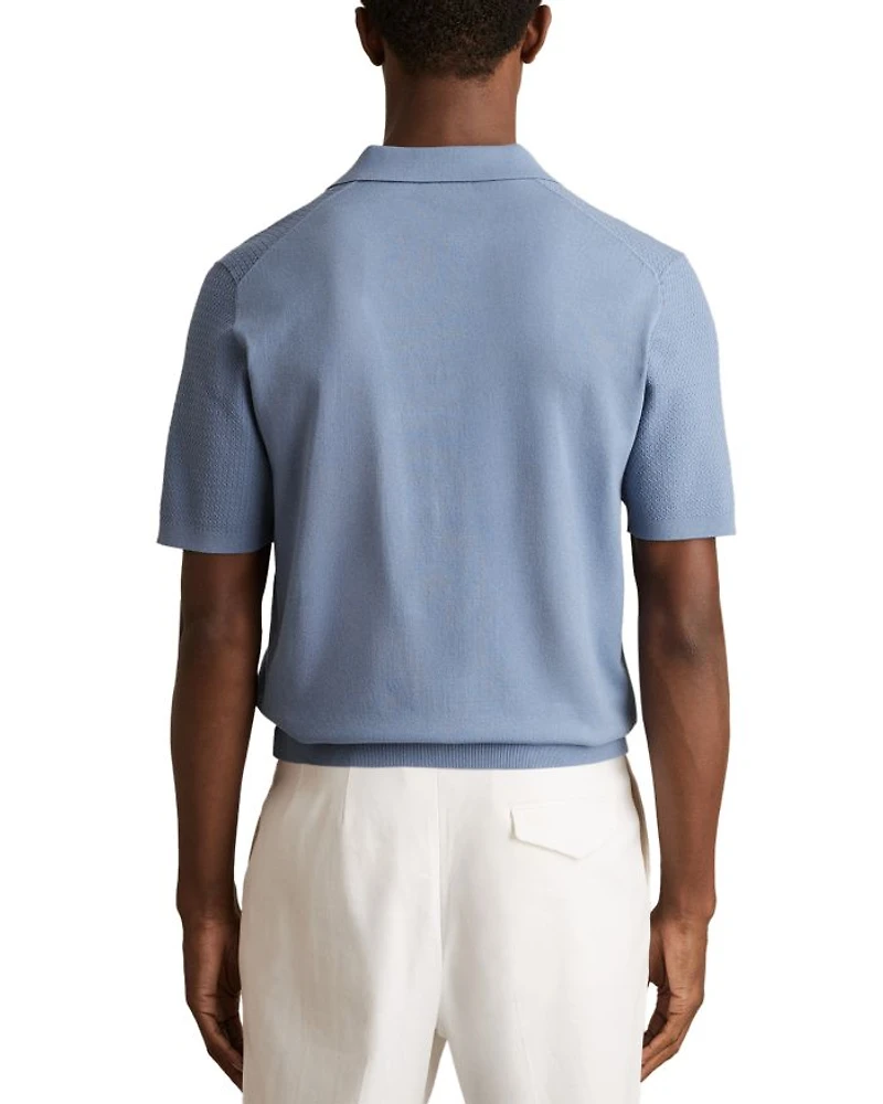 Open Collar Soft Polo Shirt