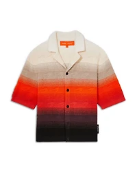Short Sleeve Knitted Towelling Shirt