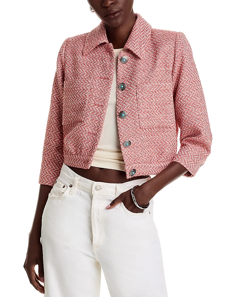 L'Agence Jia Crop Jacket