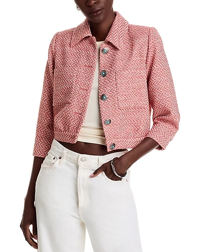 L'Agence Jia Crop Jacket