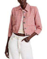 L'Agence Jia Crop Jacket