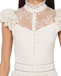 Vernita Embroidered Mini Dress