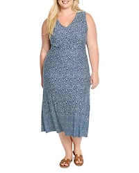 Ella Geometric Print Dress
