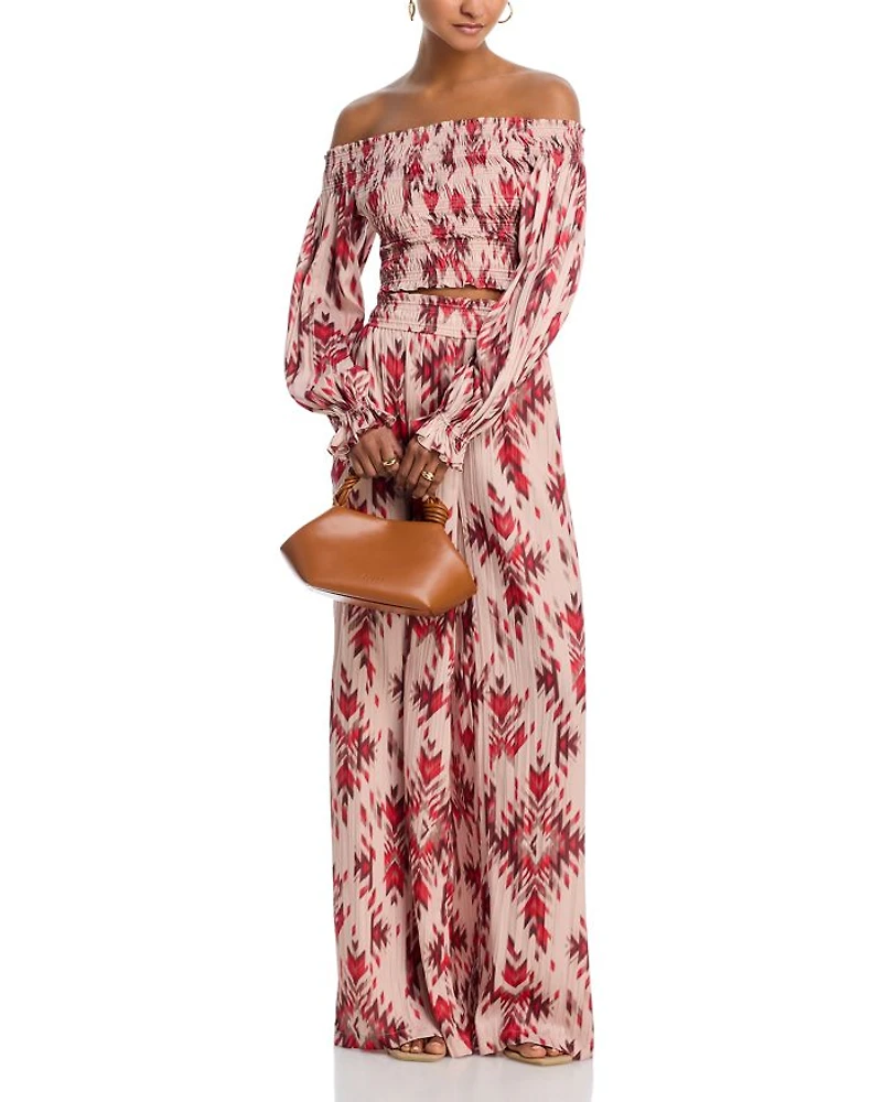Lyra Smocked Waist Pants