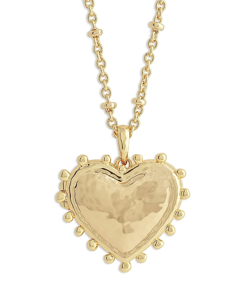 Anabel Aram Large Heart Locket Pendant Necklace, 16-17