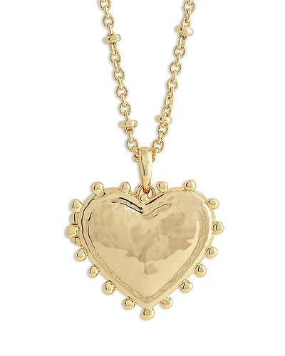 Anabel Aram Large Heart Locket Pendant Necklace, 16-17