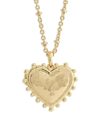 Anabel Aram Large Heart Locket Pendant Necklace, 16-17
