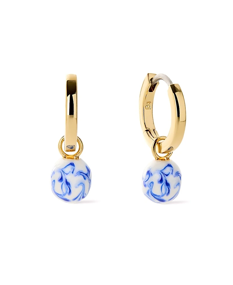Ana Luisa Lainey Marble Gold Drop Earrings