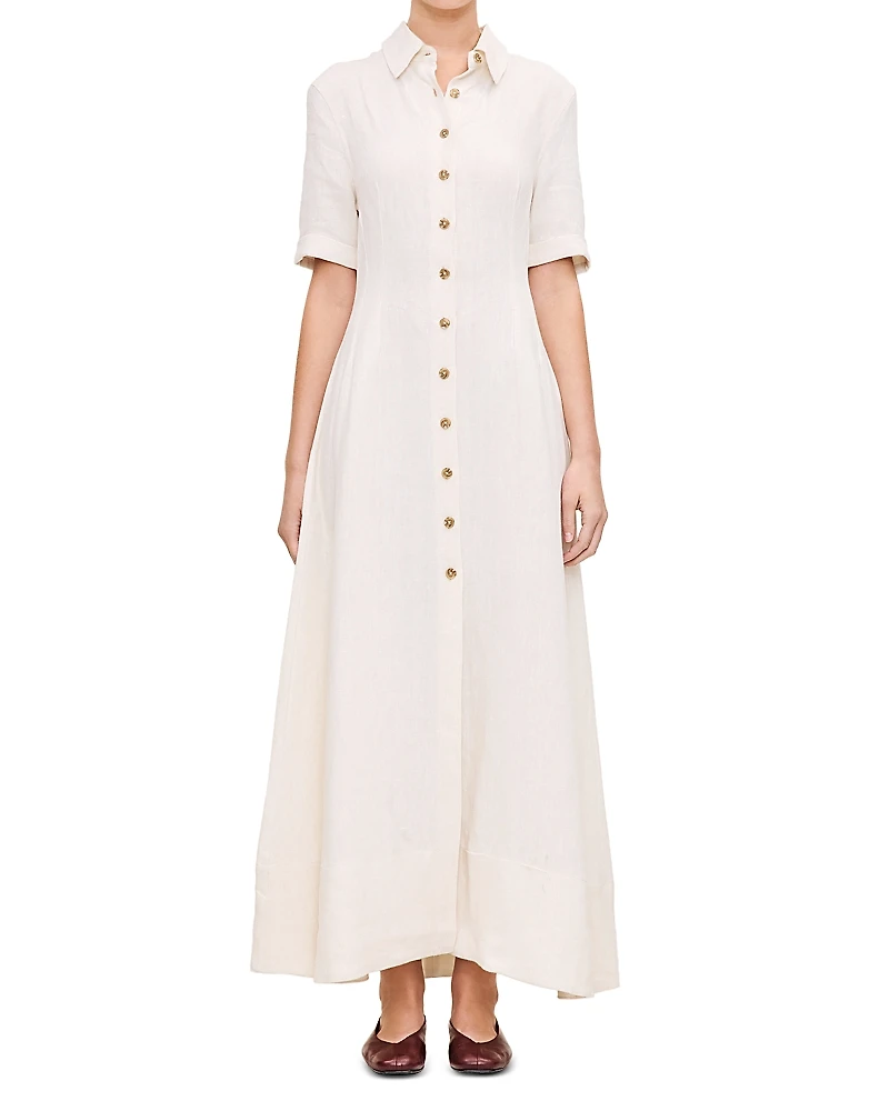 DL1961 Montauk Linen Maxi Dress