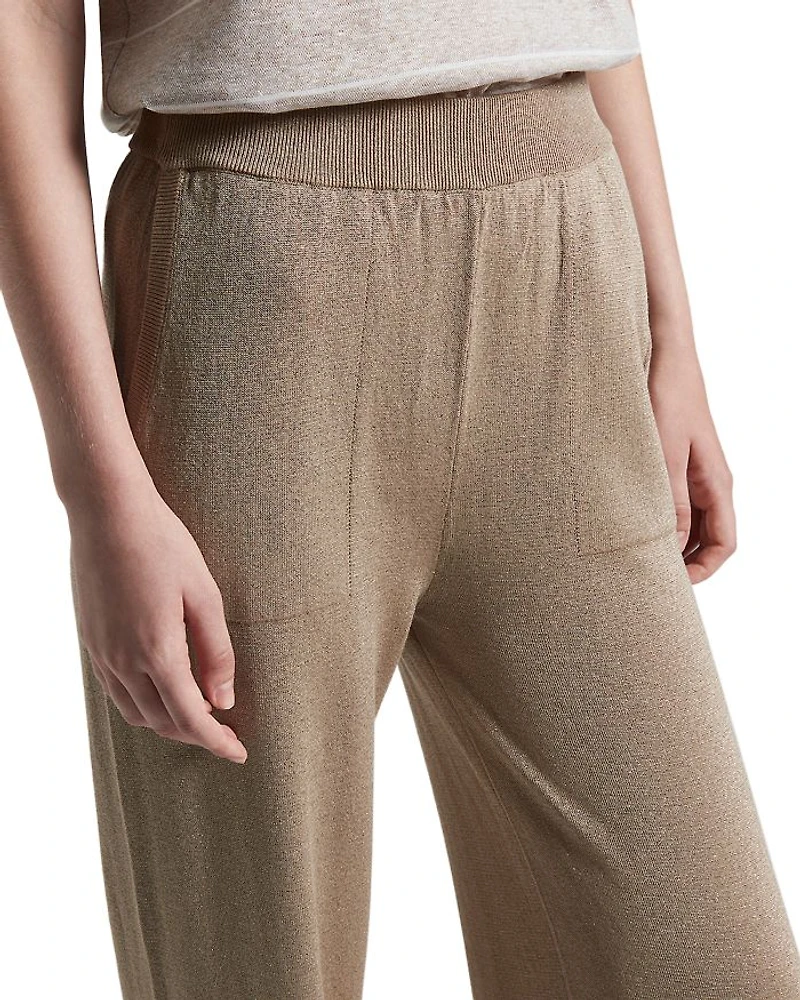 Tricot Palazzo Pants