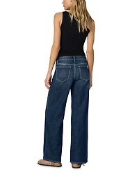 The Lou Low Rise Wide Leg Jeans Home Girl