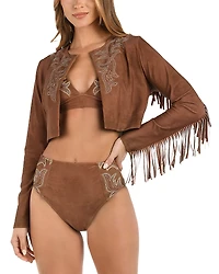 L'Agence Adeline Cover Up Bolero Cardigan