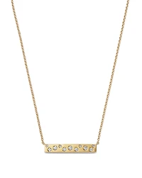 Bloomingdale's Fine Collection Diamond Scattered Bar Necklace