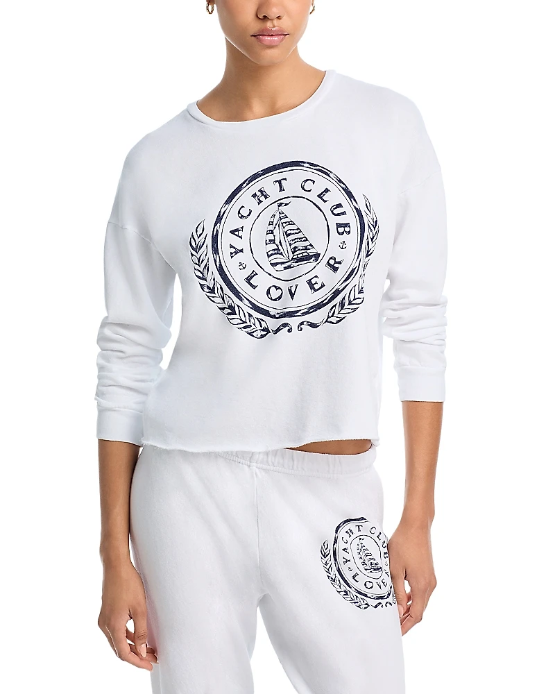 Aqua Tessa Yacht Club Sweatshirt - Exclusive