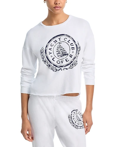 Aqua Tessa Yacht Club Sweatshirt - Exclusive