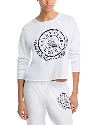 Aqua Tessa Yacht Club Sweatshirt - Exclusive