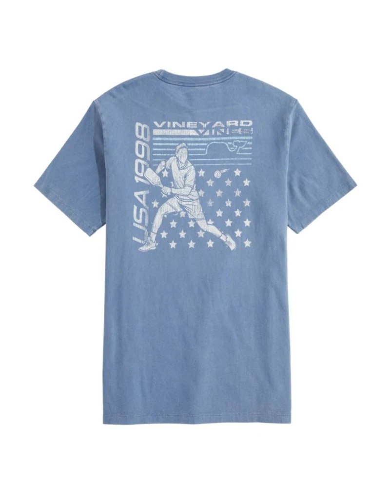 Drift Dye USA Pickleball Short Sleeve Pocket Tee