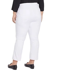 Slim Bootcut Ankle Jeans Optic White