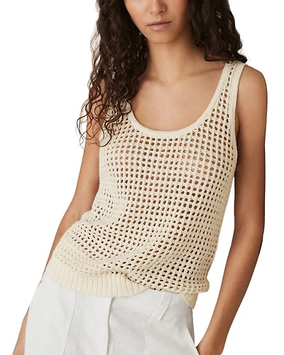 Claudia Linen Knit Tank