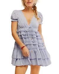 Free People Darcy Ruffle Mini Dress